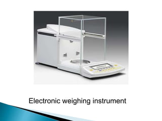 Electronic weighing instrument
 