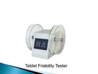Tablet Friability Tester
 