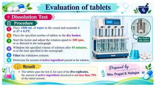 Tablet part-2.Industrial Pharmacy, Pharmaceutics