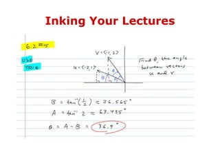 Inking Your Lectures