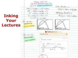 Inking Your Lectures