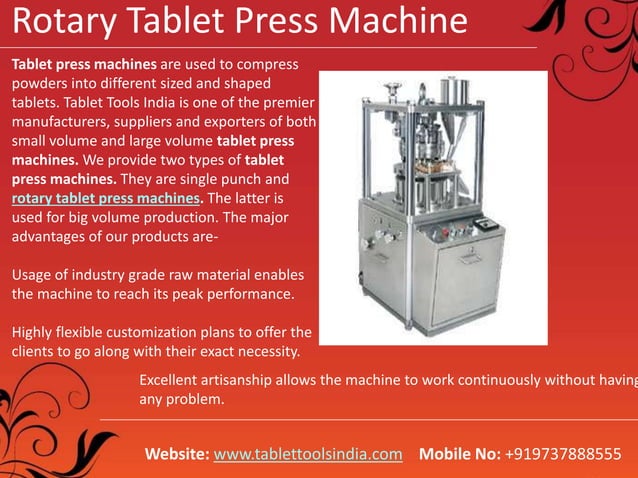 Tablet Punching Machine Rotary Tablet Press Machine Dies And Punches