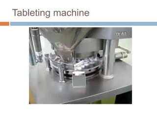Tableting Simulation Tablets - Pharmaceutics | PPTX