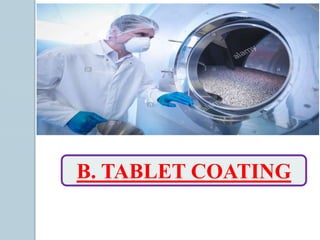 B. TABLET COATING
 
