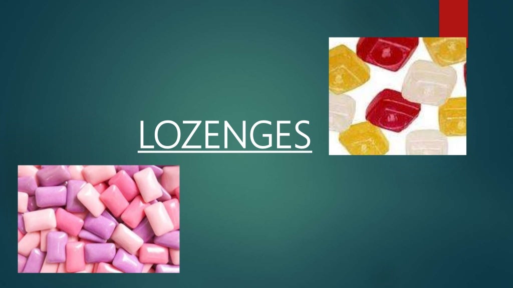 Tablets and Lozenges