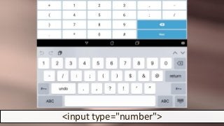<input type="number">
 