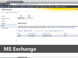 MS Exchange
 