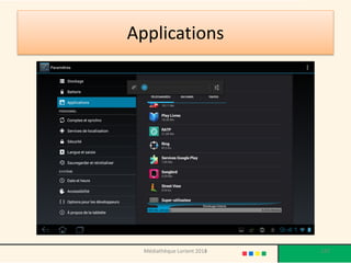 Applications 
Médiathèque Lorient 2013 137 2014 
 