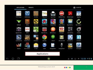 Applications 
Médiathèque Lorient 2014 21 
 