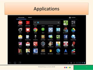 Applications 
Médiathèque Lorient 2013 86 2014 
 