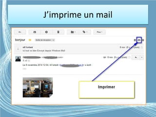 J’imprime un mail
G.VM - 2015
 