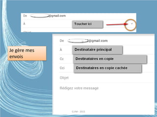 Je gère mes
envois
G.VM - 2015
 