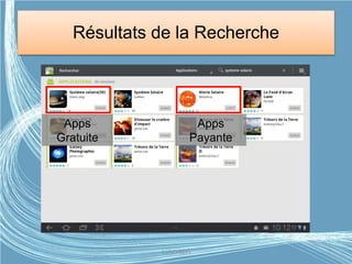 Résultats de la Recherche
Apps à l’honneur
Apps
Gratuite
Apps
Payante
G.VM - 2015
 
