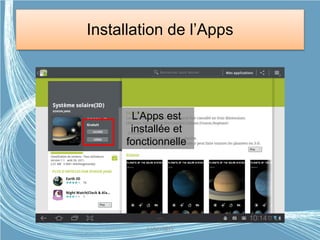 Installation de l’Apps
L’Apps est
installée et
fonctionnelle
G.VM - 2015
 