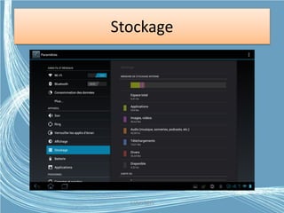Stockage
G.VM - 2015
 