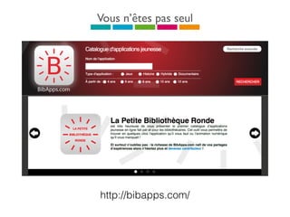 Vous n’êtes pas seul
http://bibapps.com/
 