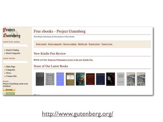 http://www.gutenberg.org/
 