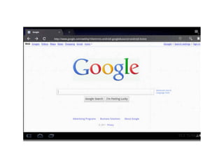 Tablet Thinking, All Hands, April 2011