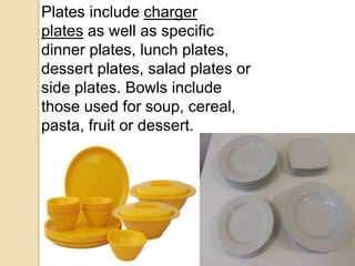 Tableware | PPTX