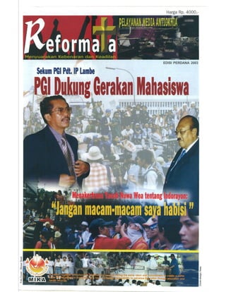 Tabloid reformata edisi 0 perdana, maret 2003