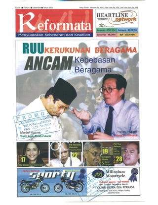 Tabloid reformata edisi 9, desember 2003
