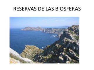 RESERVAS DE LAS BIOSFERAS
 