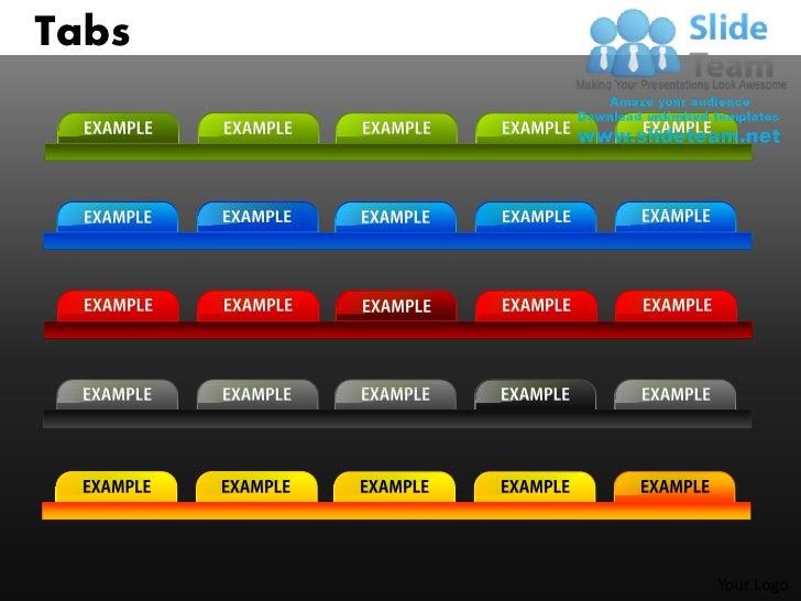 Powerpoint Tabs Template Powerpoint Tabs Template