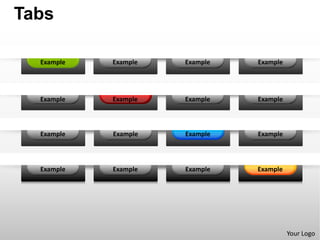 Tabsof Powerpoint Table Tabs powerpoint presentation templates | PPTX