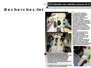 R e c h e r c h e s /i n t e r n e t
 