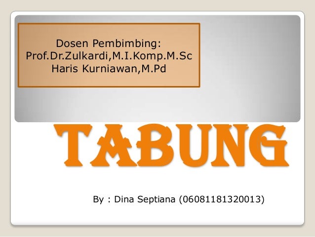 Bangun Ruang Tabung