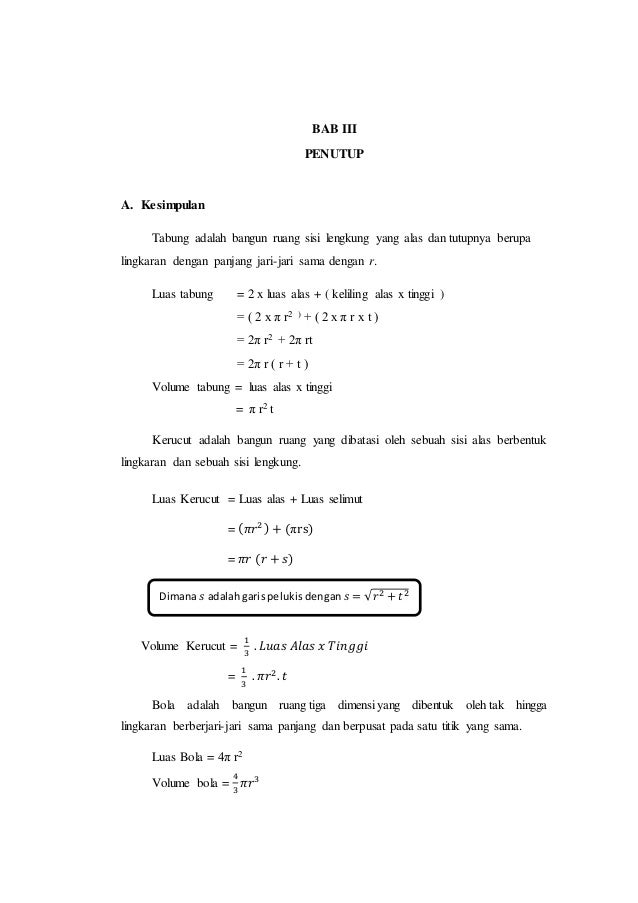 Makalah Geometri Analitk Ruang