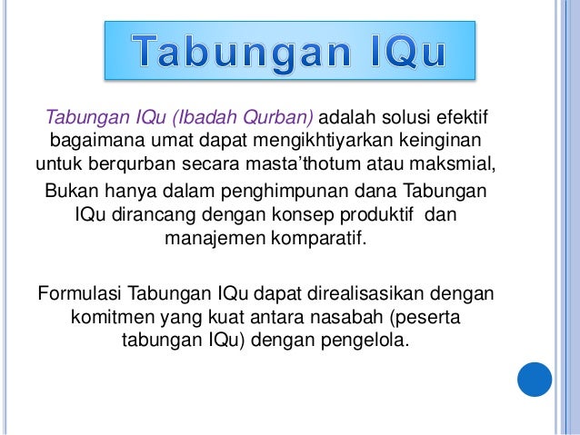 Tabungan Ibadah Qurban Materi Presntasi<script async src=