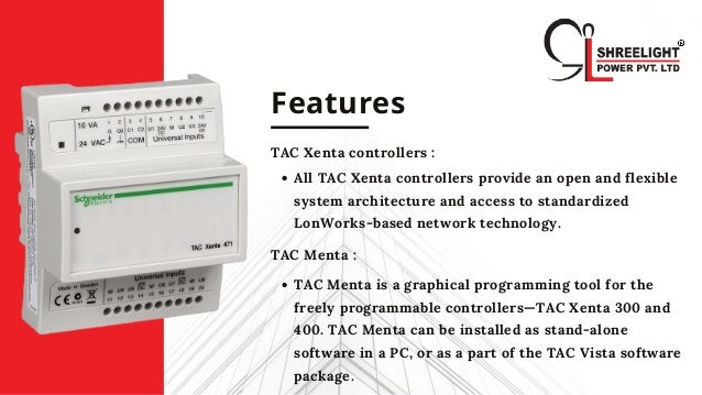 Tac Controller TAC Vista | The most open, scalable & IT-friendly Building Management ...