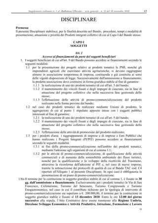 Supplemento ordinario n. 1 al «Bollettino Ufficiale» - serie generale - n. 52 del 10 novembre 2010        17


           ...