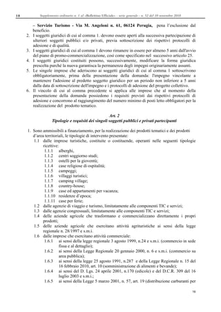 18            Supplemento ordinario n. 1 al «Bollettino Ufficiale» - serie generale - n. 52 del 10 novembre 2010


       ...