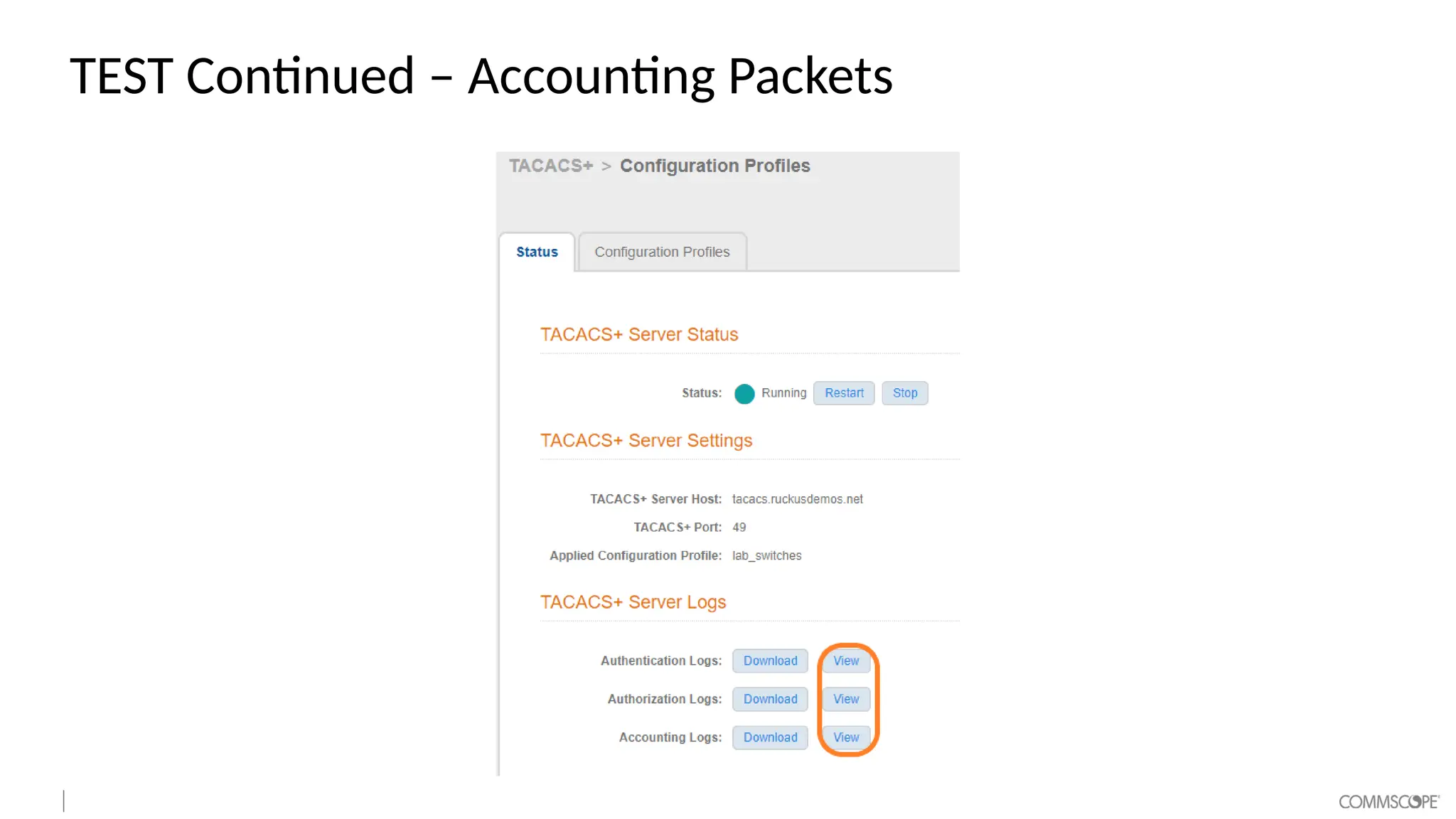 TEST Continued – Accounting Packets
 