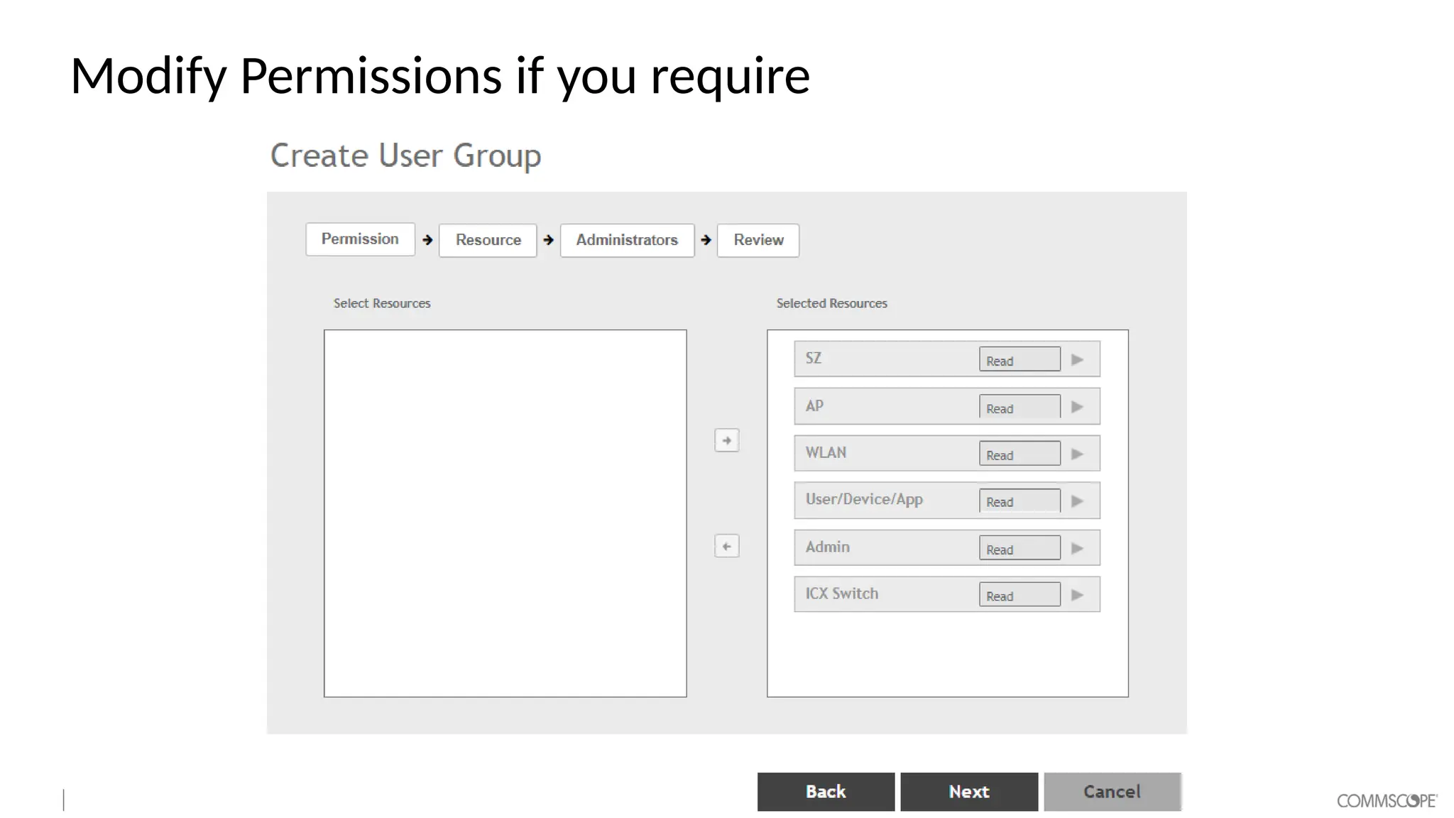 Modify Permissions if you require
 