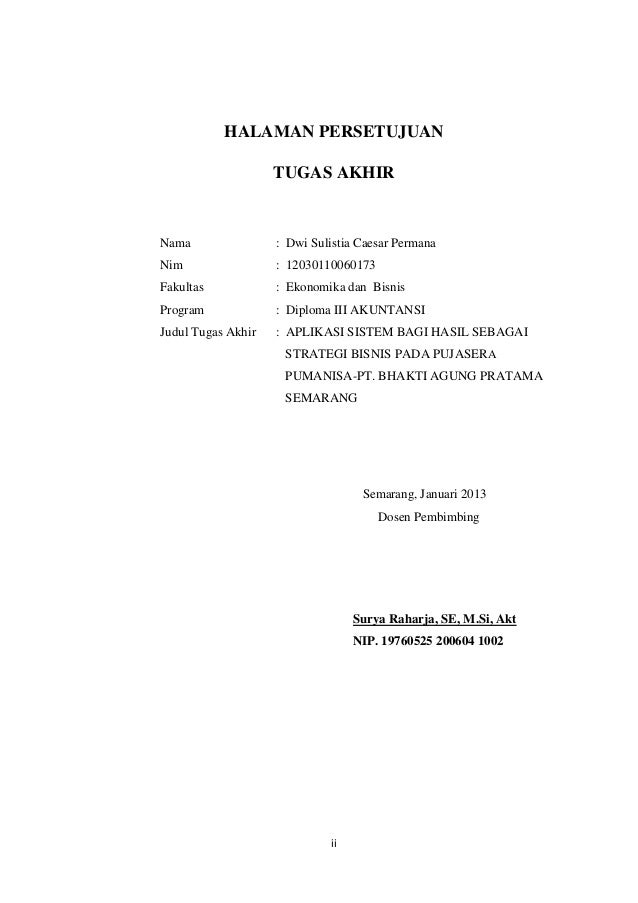 Doc Contoh Tugas Akhir Muhammad Hadinaufal Academia Edu