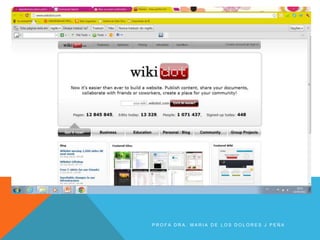 P R O F A D R A . M A R I A D E L O S D O L O R E S J P E Ñ A
 