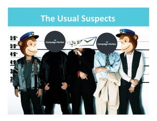 The	
  Usual	
  Suspects	
  
@kkokoska	
  
 