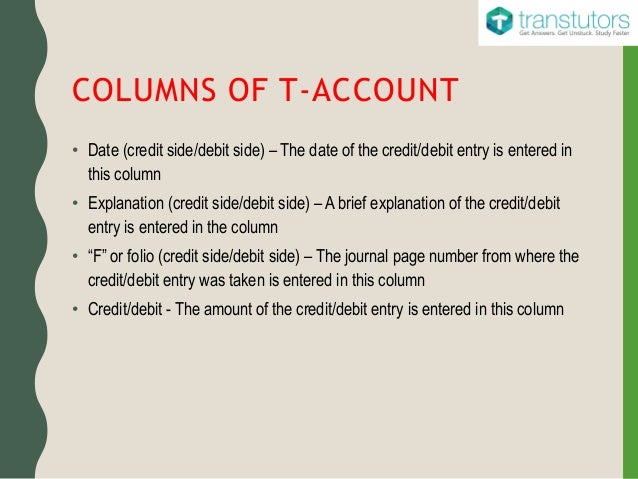 t accounts accounting t account in accounting