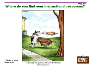 Where do you find your instructional resources? 