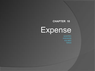 CHAPTER 10
Expense
 