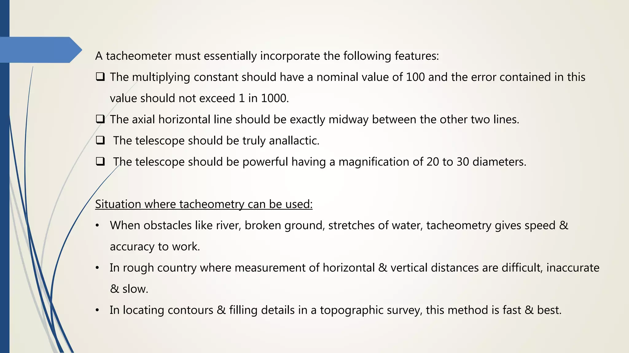 tacheometry surveying | PPTX