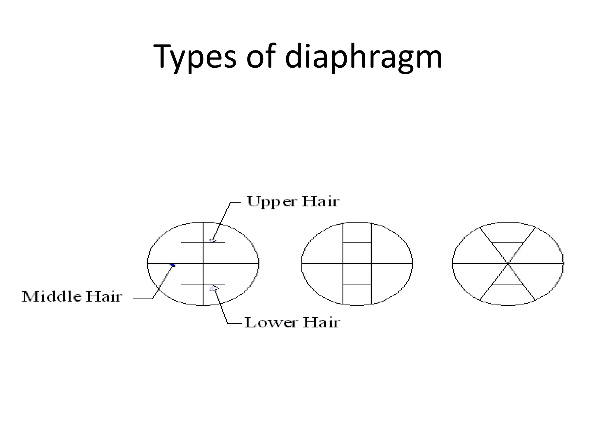 Types of diaphragm
 