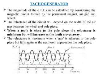 Tachogenerators electromagnetic sensing elements.pptx