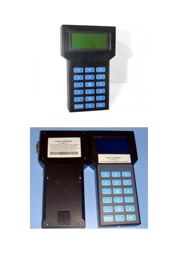 Tacho universal v2008 odometer correction machine