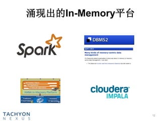 涌现出的In-Memory平台
12
 