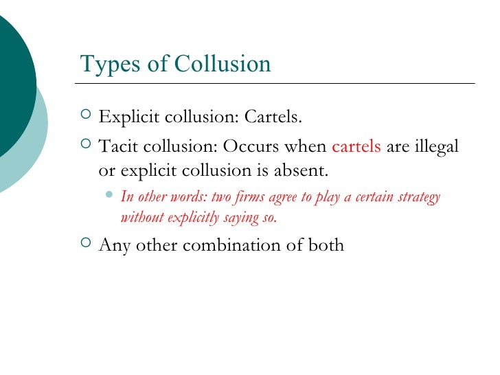 Tacit Collusion