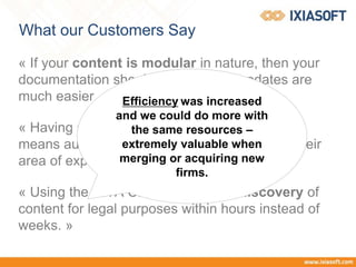 Tackle your Documentation Challenges with the IXIASOFT DITA CMS
